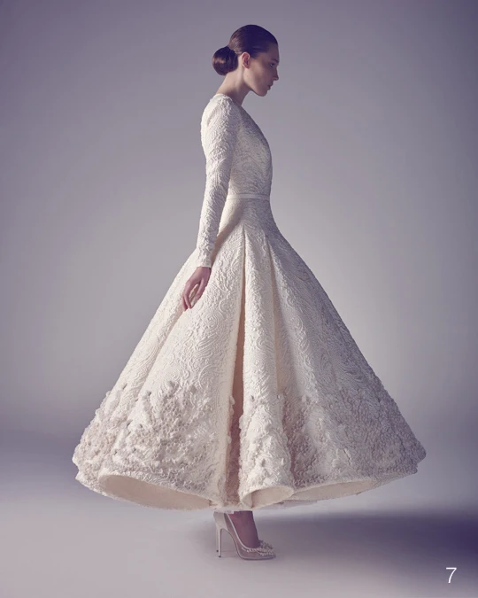 Высокое качество свадебное платье 2016 длинные рукава длина по щиколотку