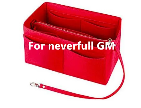 1016 GM Red Подходит для никогда не полных мм GM войлочный тканевый светильник, сумка-Органайзер, косметичка, дорожная Сумочка, Внутренний кошелек, портативная косметичка для мамы - Цвет: 1016 GM Red