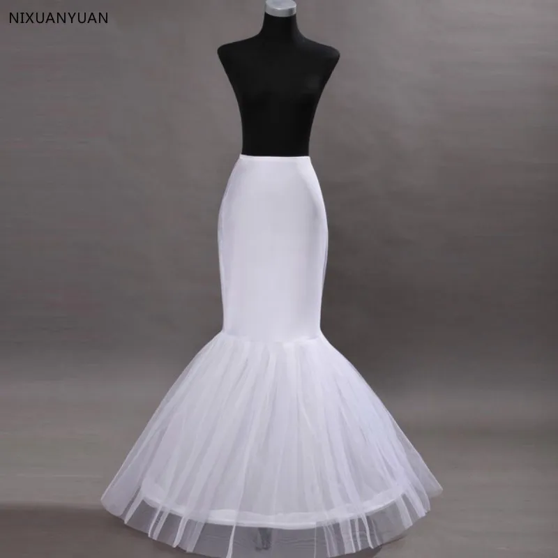 Mermaid Petticoat Fishtail Style Crinoline Elastic Waist Wedding Dress Trumpet Underskirt |