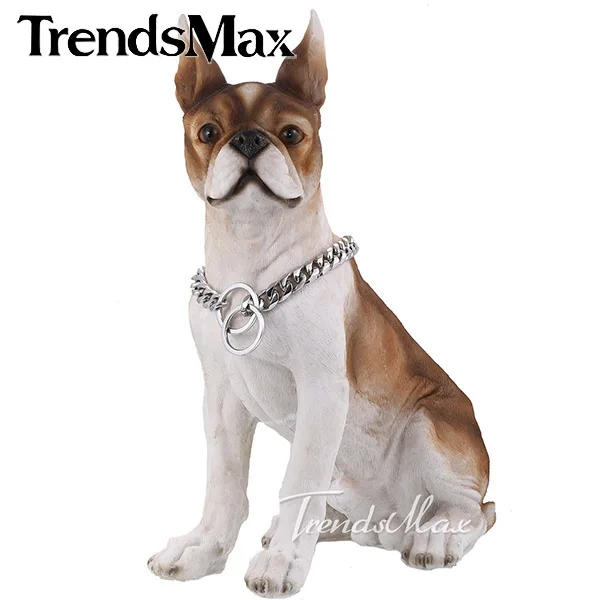 Trendsmax 13 мм собака 316L Нержавеющая сталь цепи отрезанная подгубная цепочка с