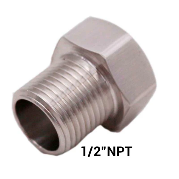 NPT Нержавеющая сталь 5/" Женский BSP x 1/2" Мужской NPT/BSP адаптер доморощенного оборудования - Цвет: NPT