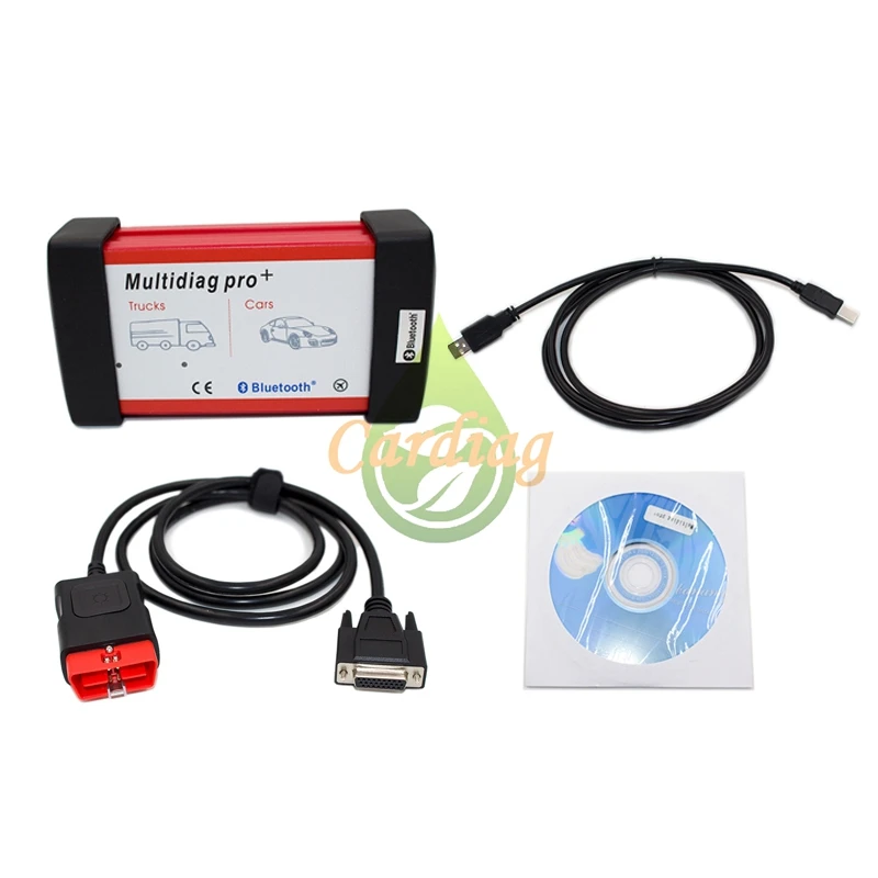 2018 DHL Бесплатная зеленый один печатная плата multidiag Pro + Bluetooth 2016. r0/2015. r3 TCS CDP OBD2