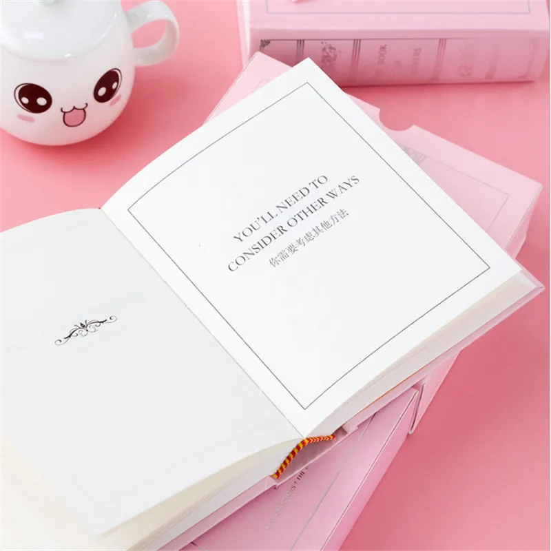 Новинка ультра-толстые Вдохновенный эссе книга A6 Ежедневники школьные канцелярские принадлежности держатель серии hardcover с твердым переплетом креативный блокнот