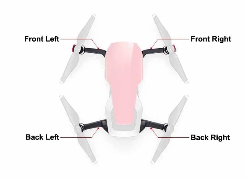 DJI Mavic Air моторный рычаг Передняя Задняя Левая Правая моторная рукоятка Корпус Корпуса запасные части Аксессуары для дрона