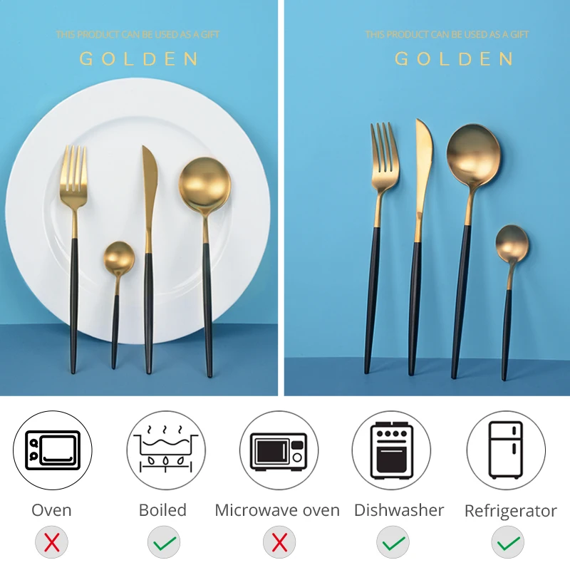 KONCO набор столовых приборов из нержавеющей стали 304 посуды в западном стиле ложек