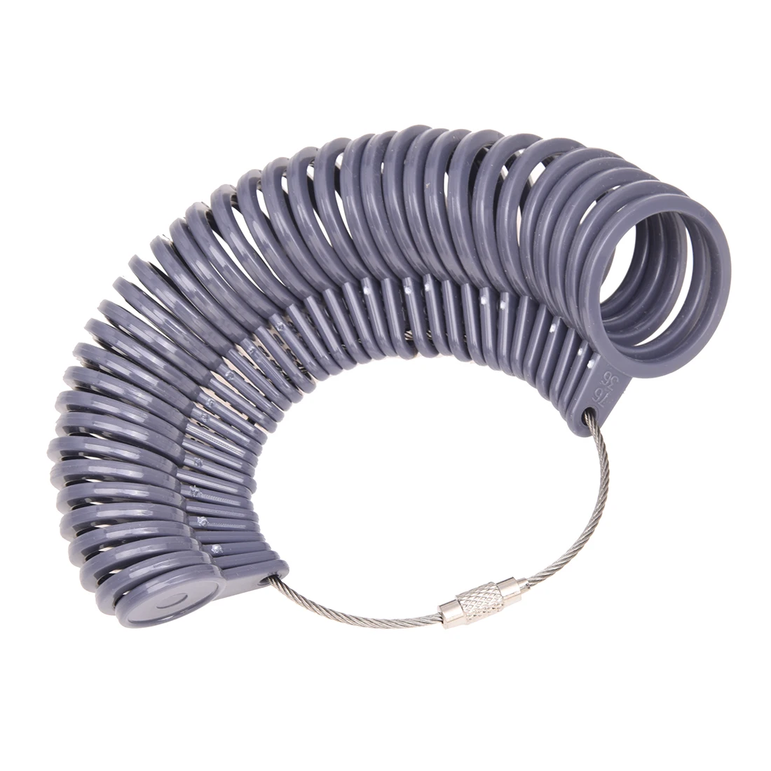 Палец кольцо размер датчик пластиковый ювелир инструмент-серый | Украшения и