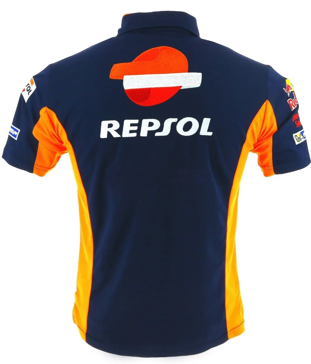 Новинка Moto GP Марк 93 Мото Гонки Repsol для honda Polo рубашка Мотоцикл Мотокросс спортивные футболки