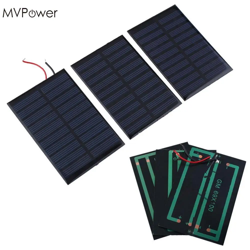 Портативное зарядное устройство MVpower 5 В 0 8 Вт 160 мА солнечная панель модуль