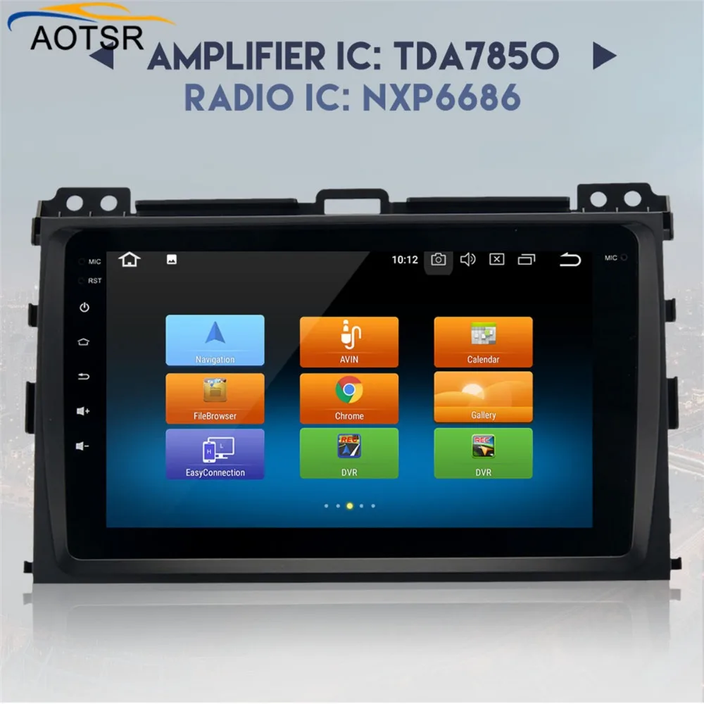 Высокое качество Android 8 0 Автомобильный GPS dvd плеер для Toyota old Prado 2004 2009 с 4G 32G