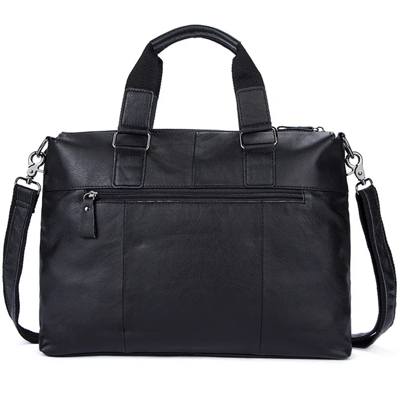 Briefcase Messenger Bags Man Shoulder Bag Postman Male Handbags Genuine Leather Men's Vintage Business Computer | Багаж и сумки