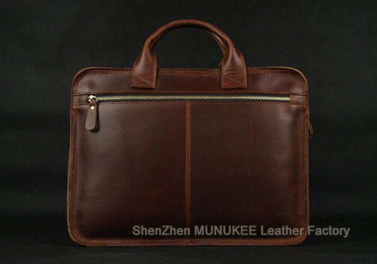 Luxury Italian Genuine Leather Men's Briefcase Business Bag Leather laptop briefcase Men Shoulder Bag Messenger Bag Tote Handbag