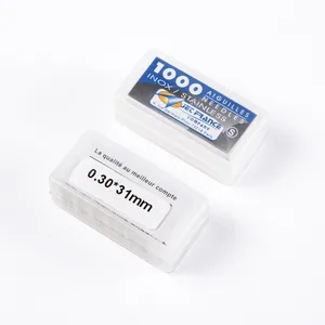 10 коробок 316S 1000x31 мм шт.коркор. высококлассные профессиональные иглы для татуировок