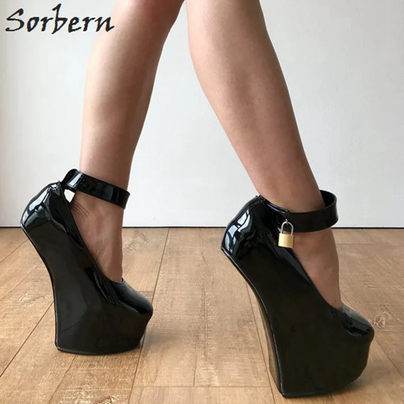 Sorbern/пикантные туфли-лодочки в стиле Фетиш на толстой подошве платформе с