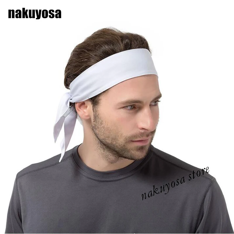 Europe Outdoor solid color men women sports sweatband headband yoga gym head band running tennis fitness pirate | Спорт и