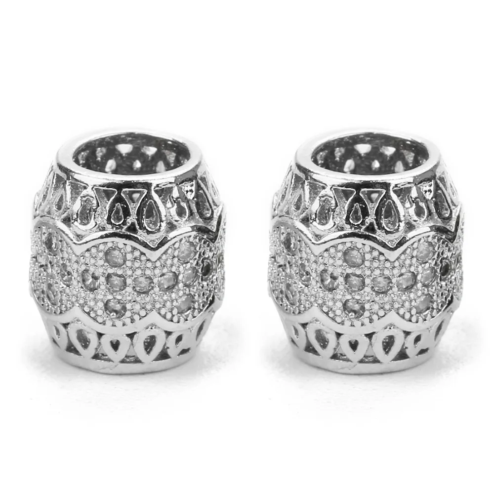 Новинка 2 шт./лот открытые золотые розовое золото пистолет черный цвет 5 мм