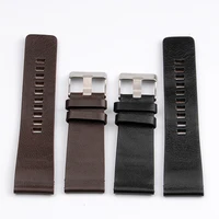 high quality genuine calf hide leather watchbands for diesel watch strap mens wrist watch bands 26mm 27mm 28mm 30mm 32mm 34mm