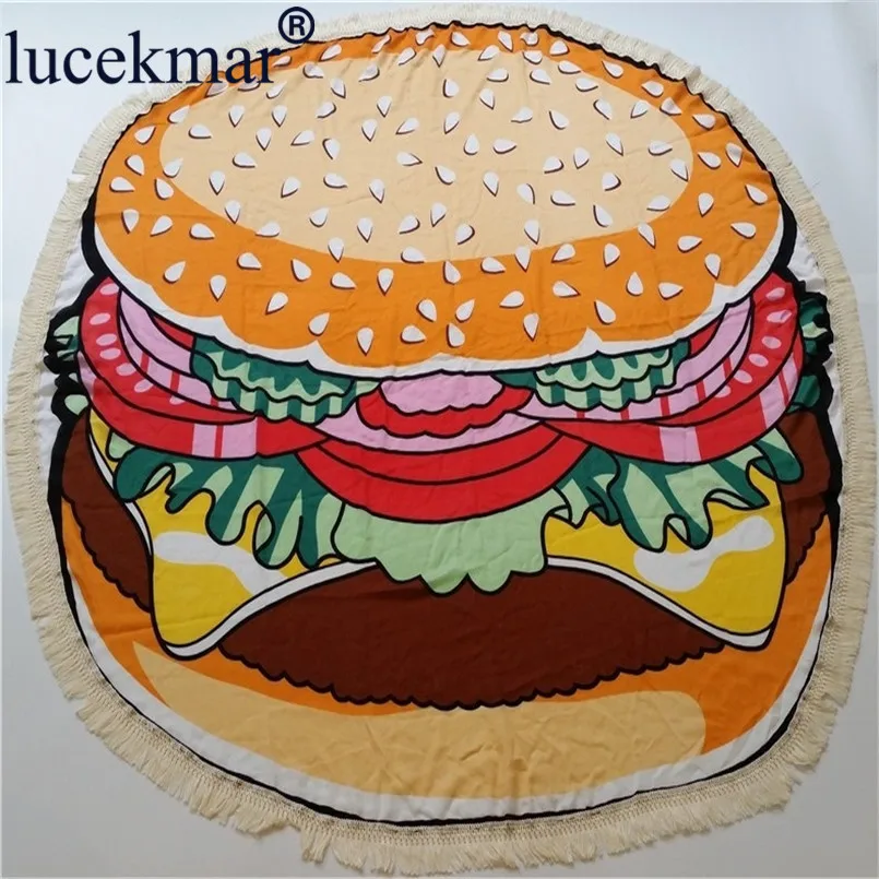 [Lucekmar] New Thai Fashion European Summer Beach Towel Circle for Adults wrap round Mat Scarf Shawl Mandala Boho Tassel Scarves |