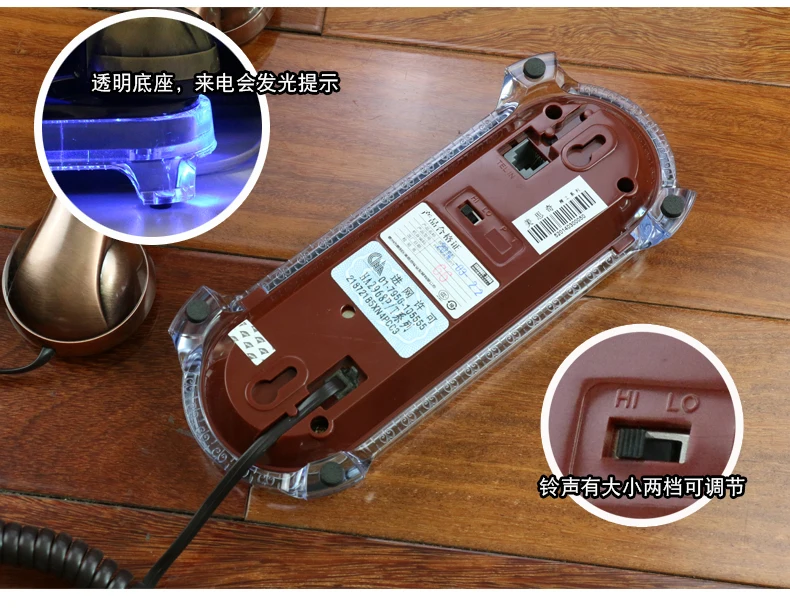 Стационарный стационарный телефон с креплением к стене для дома