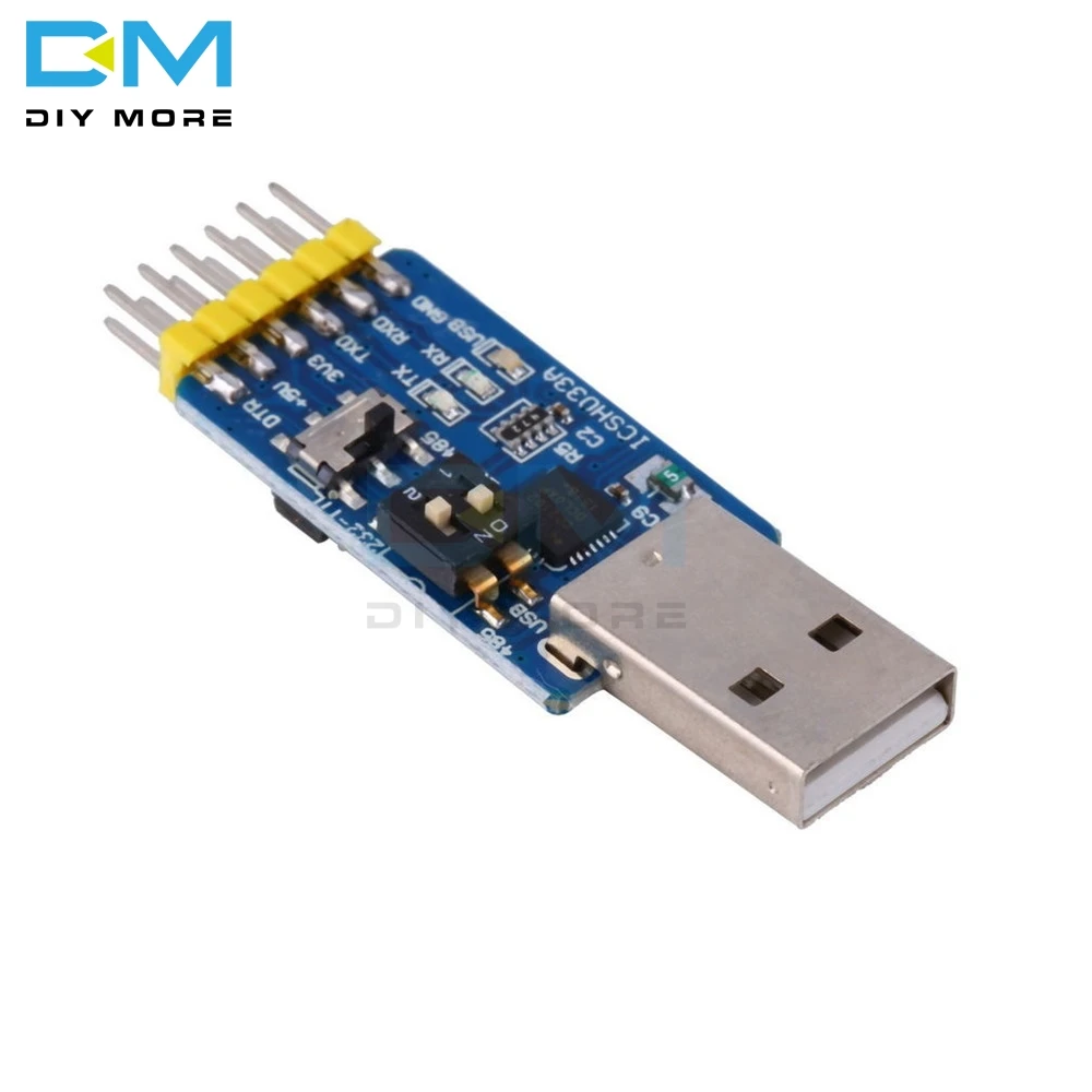 Преобразователь 6 в 1 с USB CP2102 на TTL RS232 RS485 модуль преобразования 3 В 5 ARM STM32 защита от