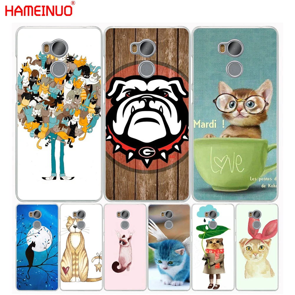 HAMEINUO чехол для телефона с изображением синей Луны милыми котятами Xiaomi redmi 4 1 1s 2 3 3s