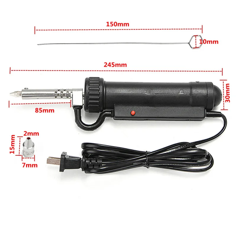 1 шт. ЕС plug/США plug Электрический Вакуумный припоя Sucker Утюг пистолет/распайки