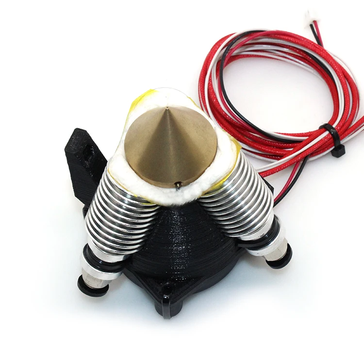 Экструдер полный комплект Lite6 Латунное многоцветное сопло 3 в 1 OUT 0 4 мм для 75 нити