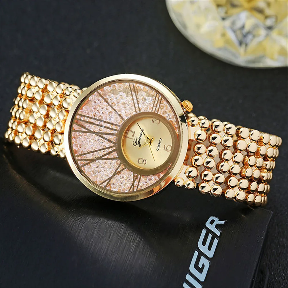 Montre Femme, Роскошные наручные часы, браслет, набор, стразы, кварцевые часы для женщин, женские часы, женское платье, Relogio Feminino Q5