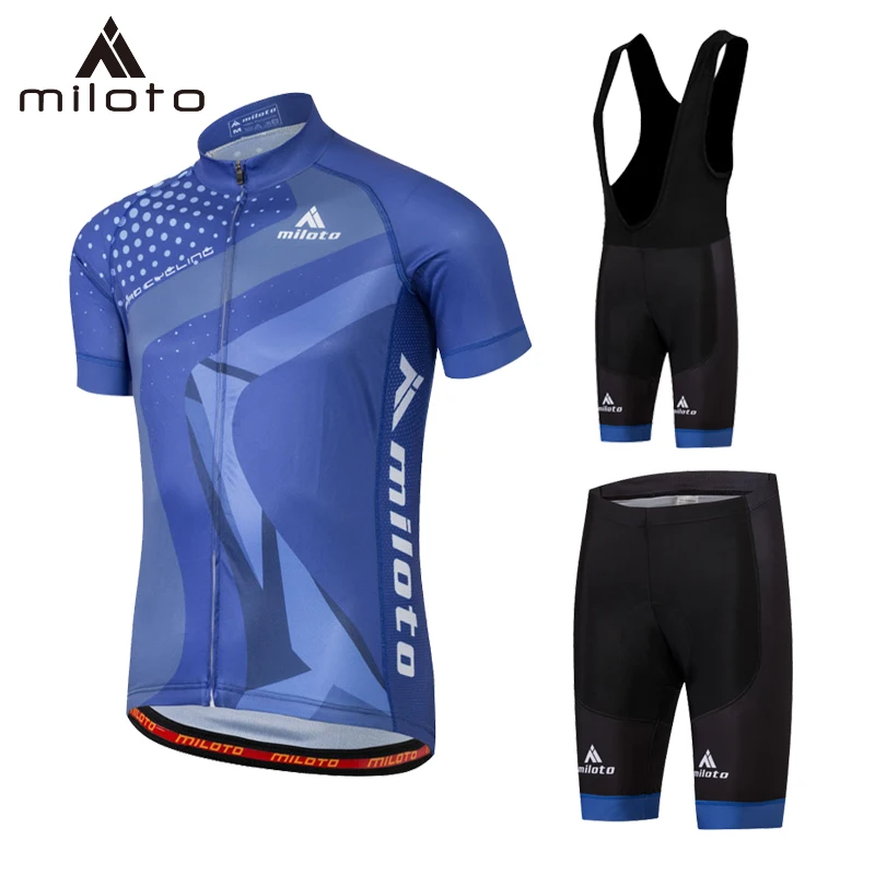 MILOTO-conjunto De Ropa De Ciclismo corta para hombre, Ropa deportiva para triatlón,...