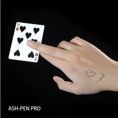 IDEM Ash pen Pro Волшебные Трюки крупным планом уличные аксессуары реквизит мерцающий