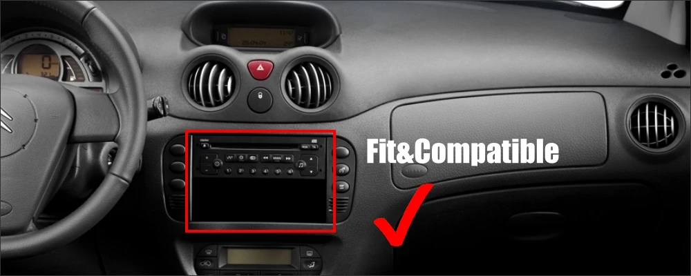 Для Citroen C2 2003~ 2007 2008 2009 Android мультимедийный автомобильный Радио FM AM DVD CD плеер gps навигационная система HD экран дисплей ТВ