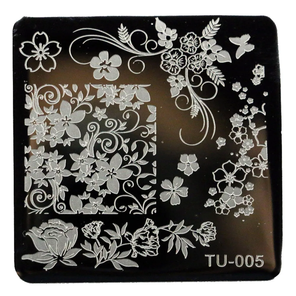 

6.6*6.6cm free shipping Flower cartoons nail art image plate nail template nail beauty TOOLS ,nail disk dia 6cm,*** TU-05 ***