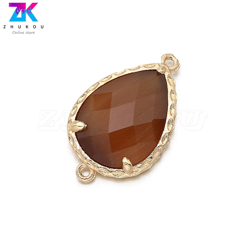 14*23 мм овальной формы Женское Ожерелье Подвески кубические соединительные