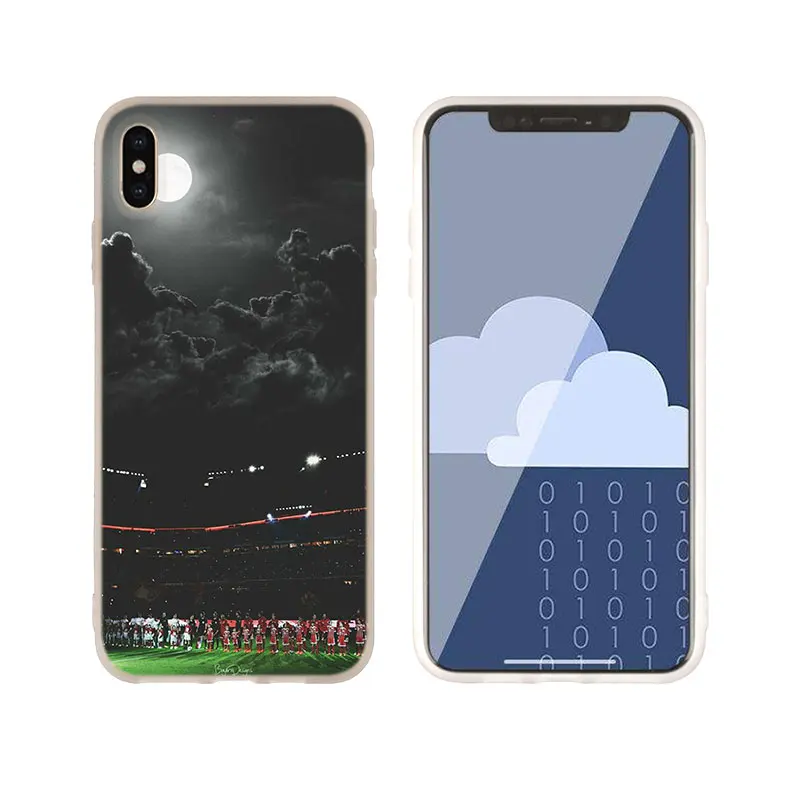 0hhongdi 4 MLLSE чехол для телефона для iPhone11 Pro X XS Max XR для iPhone 5 5S SE 6S 6 4 4S 7 8 Plus Барселона Домашний футбольный стадион - Цвет: 0hhongdi 4