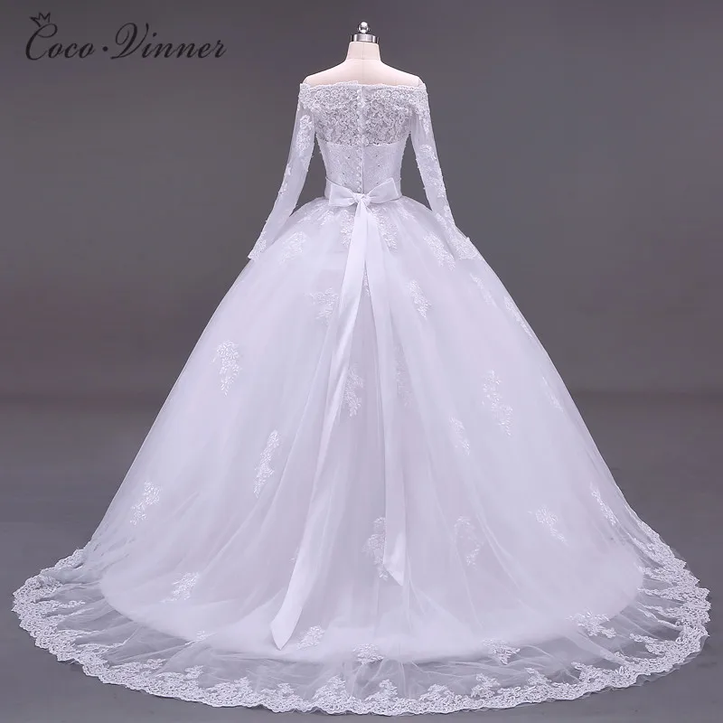 Robe De Mariage свадебное платье с вырезом лодочкой и исламским кружевом в Дубае поясом