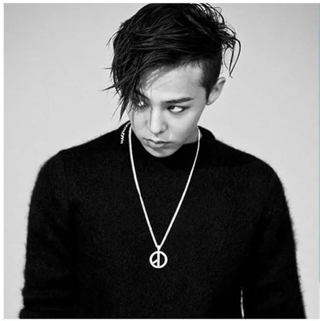 Титановое кольцо универсального размера G Dragon Peaceminusone же стиль логотип подвески на цепочку