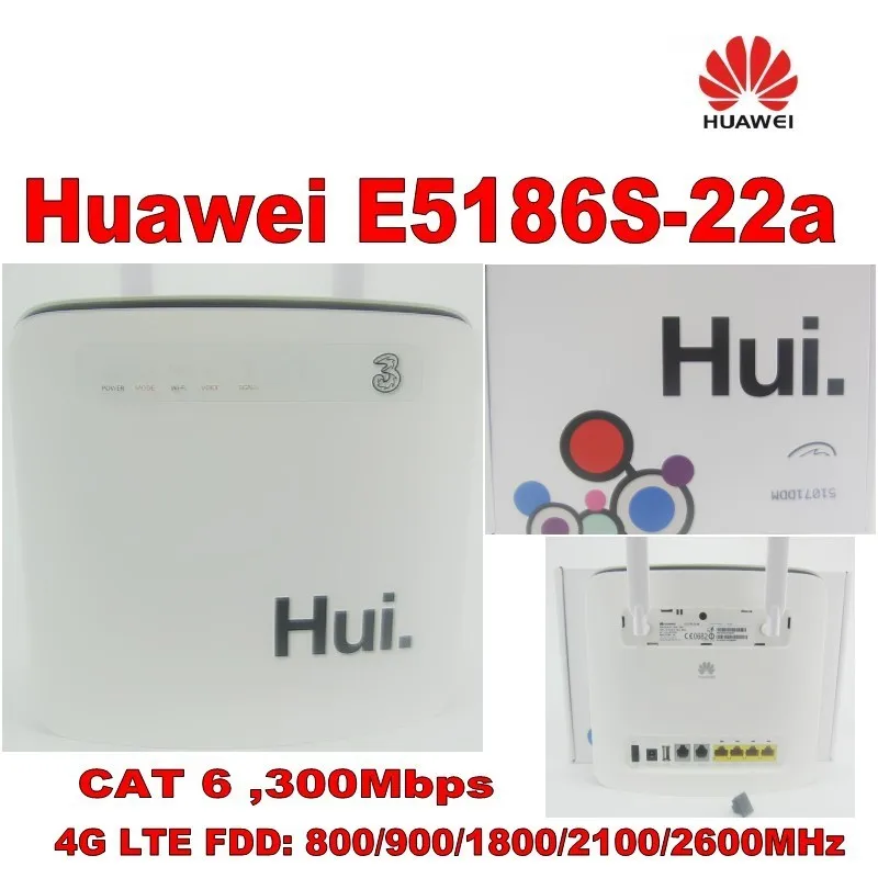 Wi Fi роутер Huawei E5186 E5186S 22 4G Cat6 802.11ac LTE CPE plus 35dbi 4g SMA антенна|lte cpe|4g lte router wifiantenna |