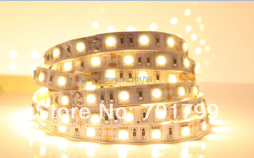Фото Светодиодная лента 5050 SMD 12V гибкий свет 60LED/m 5m 300LED белый теплый синий зеленый Светодиодная лента 5050 SMD 12V гибкий свет 60LED/m 5m 300LED белый теплый синий зеленый