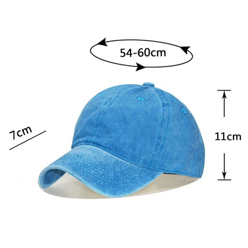Высокое качество мыть регулируемые шляпы сплошной цвет Спорт Бег Кепка унисекс