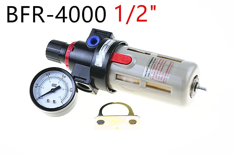 

BFR-4000 Adjustable Polycarbonate Air Pneumatic Filter Regulator 1/2"PT
