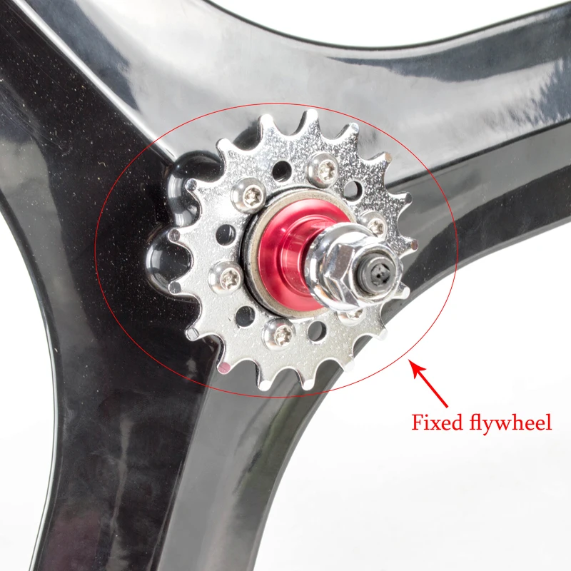 700C колеса для дорожного велосипеда с фиксированной передачей цельные 3 спицевые