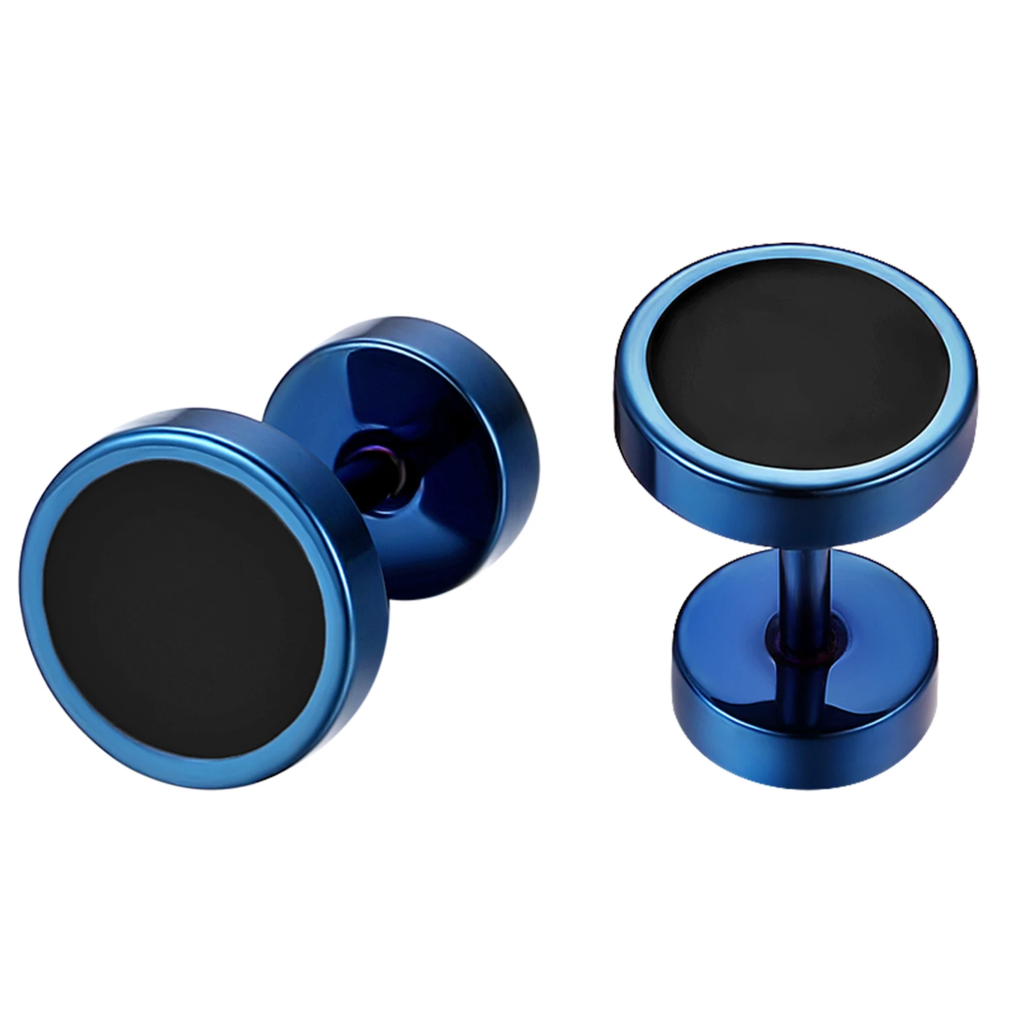 BONISKISS Unisex Classic Simple Stub Earrings Stainless Steel Men Round Jewelry Decoration 2Pcs Aretes Dropshipping | Украшения и