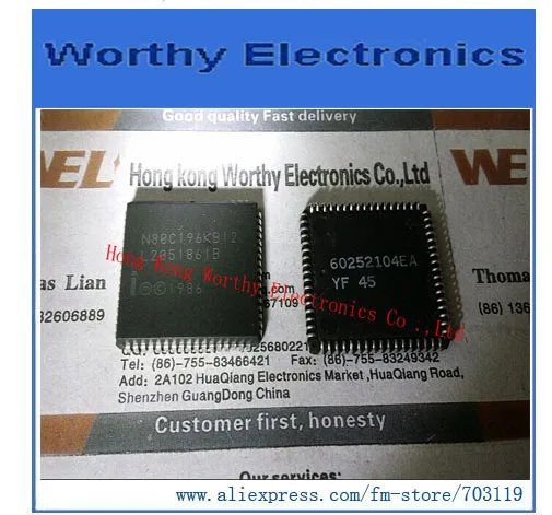 

Free shipping 10pcs/lot N80C196KB12