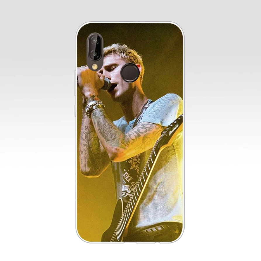Мягкий силиконовый чехол из ТПУ для huawei Nova 3 3i p smart 122H Mgk Machine Gun Kelly со шнуровкой|Бамперы| |