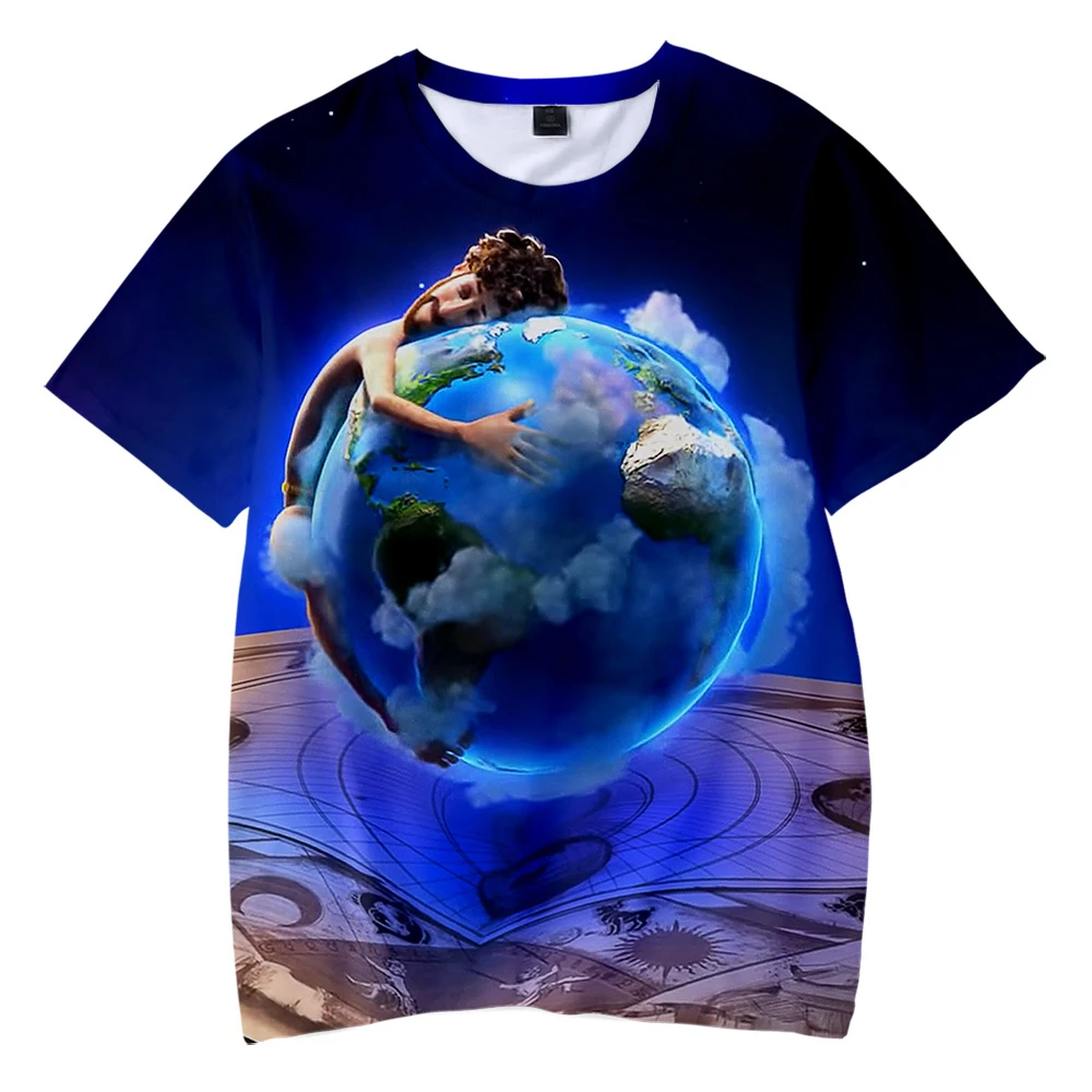 Летняя футболка для мальчиков frdun Tommy 2019 LIL DICKY earth Детская с 3d принтом и девочек
