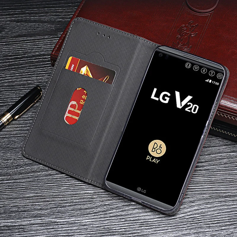 ITien/Высококачественный кожаный защитный чехол книжка премиум класса для LG V20