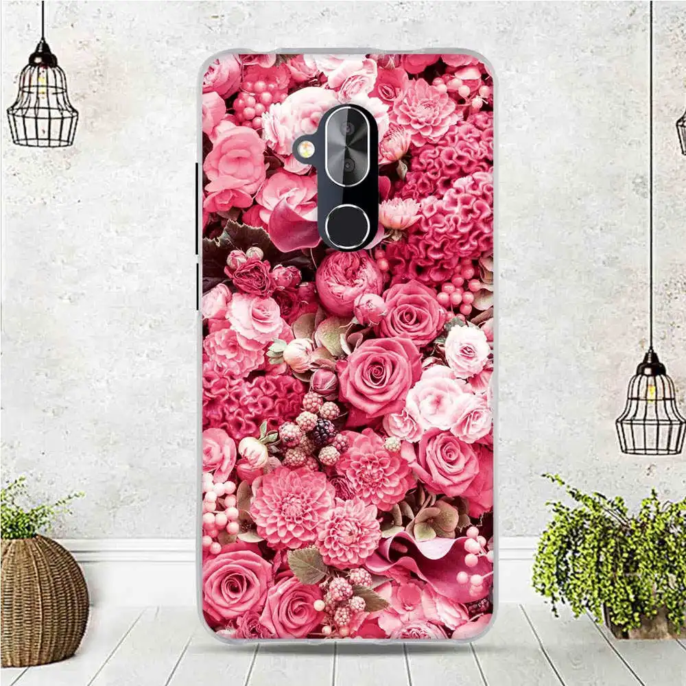 Мягкий силиконовый мультяшный чехол для телефона Alcatel 7 с рисунком животного