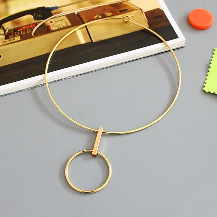 Новинка Женское Ожерелье медная металлическая Бриллиантовая подвеска нагрудник