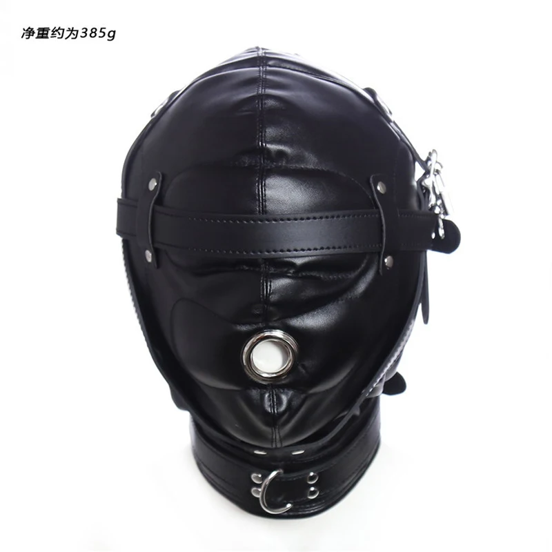 Сексуальная маска полностью раскладной SM бондаж Фетиш сдержанная курчавая