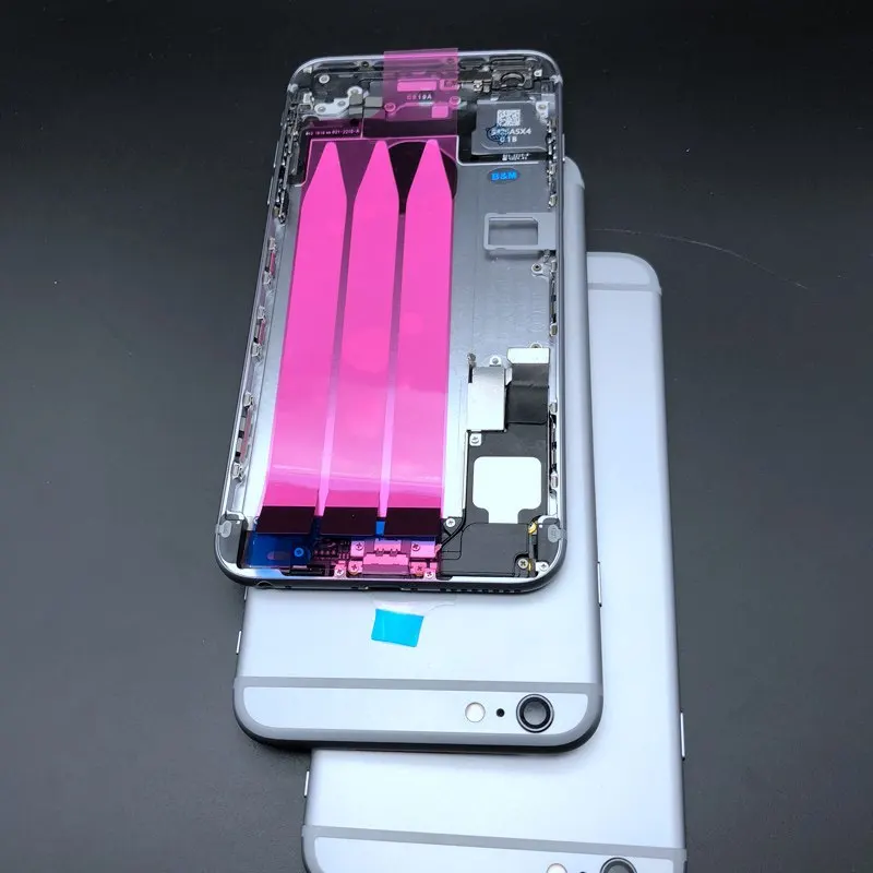 Средняя рамка Шасси для iphone 6G 6 Plus 6s с гибким кабелем полный корпус батарея Дверь