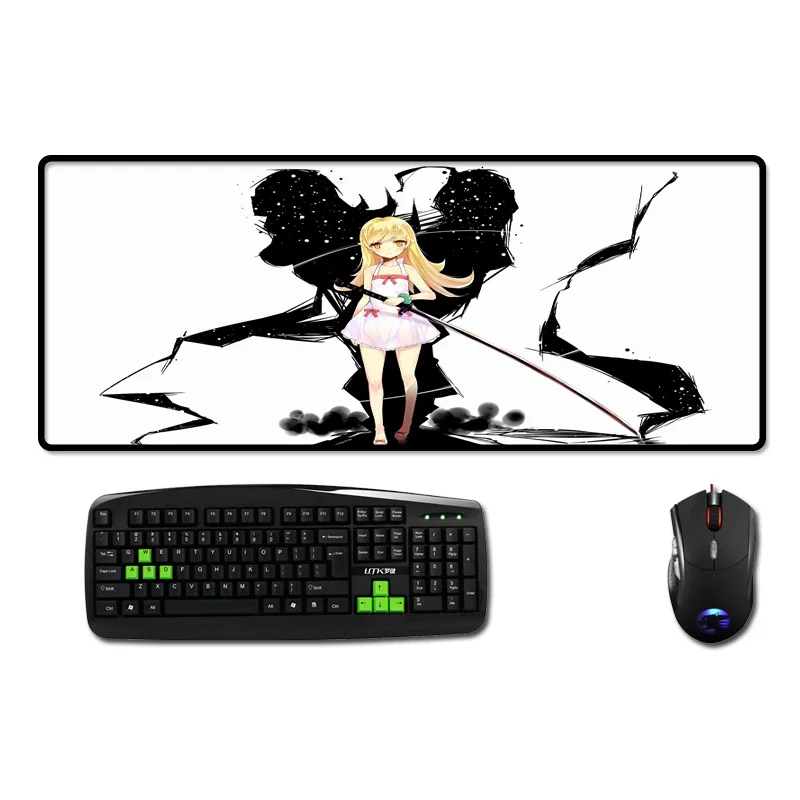 

Mairuige So Cute Girl Anime Bakemonogatari Oshino Shinobu Monogatari Popular Diy customized Printing Rubber Mats for Pc Game